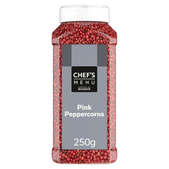 Chef's Menu Pink Peppercorns 250g wholesale catering pack of whole pink peppercorns