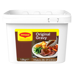Maggi Professional Original Gravy 1.8kg catering pack of rich savoury gravy mix for roast meats, sausages, pies, chips and professional kitchens