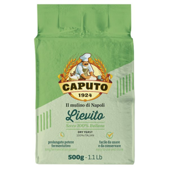 Caputo Dry Yeast 500g pack of Italian dry yeast for professional pizza dough, bread, focaccia and bakery preparation