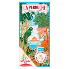 La Perruche Pure Cane White Rough Cut Cubes 1kg wholesale presentation box of premium white cane sugar cubes