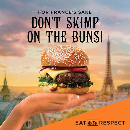 St Pierre Seeded Brioche Burger Buns Case of 9 x 4 | Gourmet Brioche Buns for Catering & Foodservice