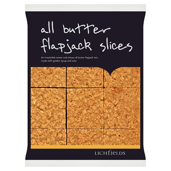 Lichfields All Butter Flapjack Slices 585g - 9 Slices