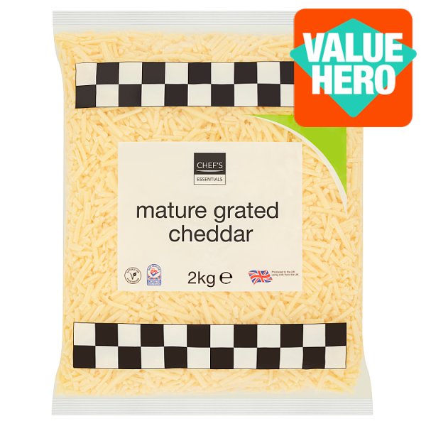 Chef's Essentials Mature Grated Cheddar 2kg