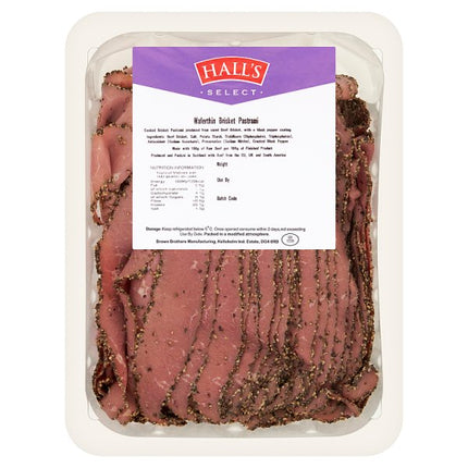 Hall's Select Waforthin Brisket Pastrami 500g