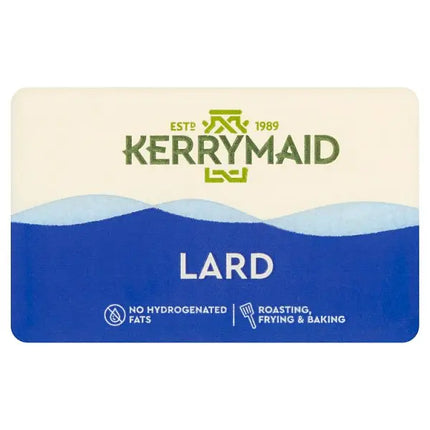 Kerrymaid lard 250g traditional cooking and baking fat for pastry roasting frying and catering kitchen use