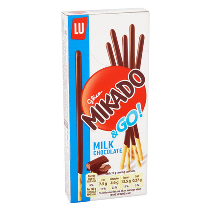 Mikado Milk Chocolate Biscuits 24 x 39g | Bulk Chocolate Biscuit Snack Packs