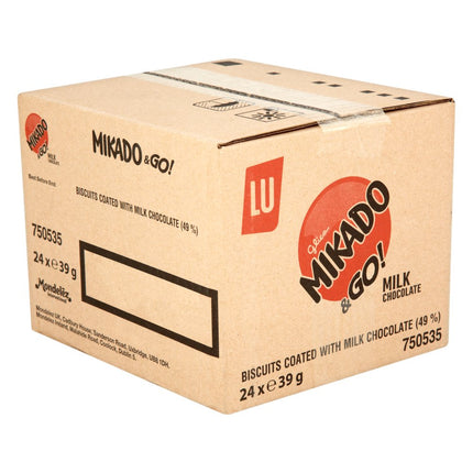 Mikado Milk Chocolate Biscuits 24 x 39g | Bulk Chocolate Biscuit Snack Packs