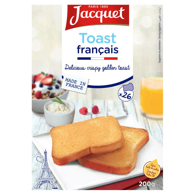 Jacquet French Toast 6 x 200g | Bulk Soft French Brioche Toast