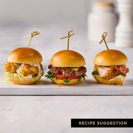St Pierre 10 Mini Brioche Buns | Soft French Style Slider Buns