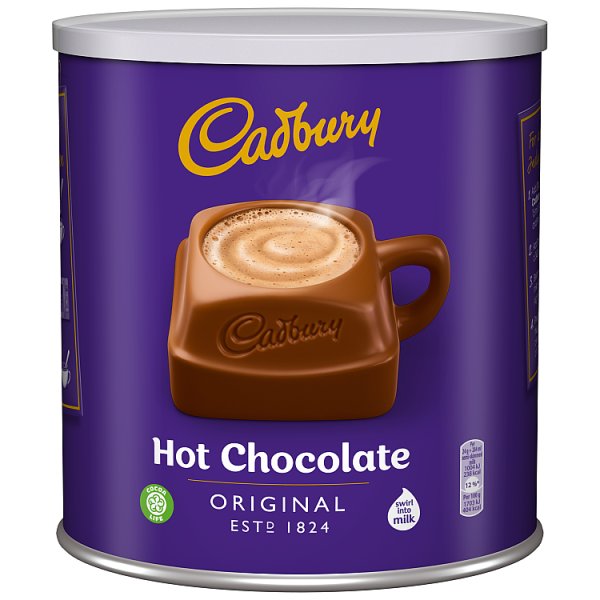 Cadbury Drinking Hot Chocolate Powder 2kg for Cafes and Catering