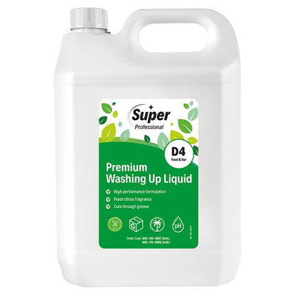 Washing Up Liquid 5L | Super Professional Premium Formula