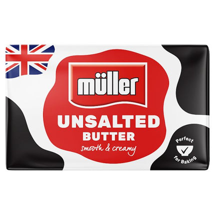 Müller Unsalted British Butter 250g The Catering Mart