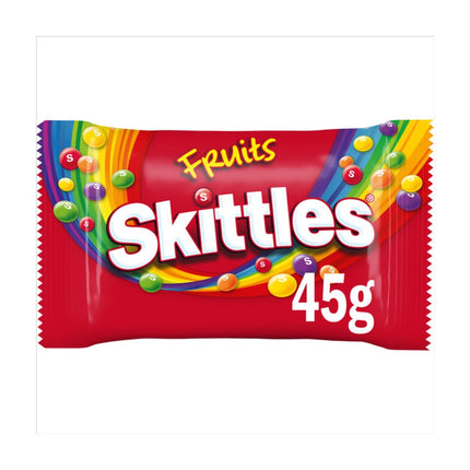 Skittles Fruit Flavoured Chewy Sweets Bags 36 x 45g | Wholesale Fruity Chewy Sweets