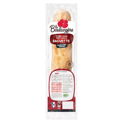 La Boulangère Stone Oven Part-Baked Baguette 250g