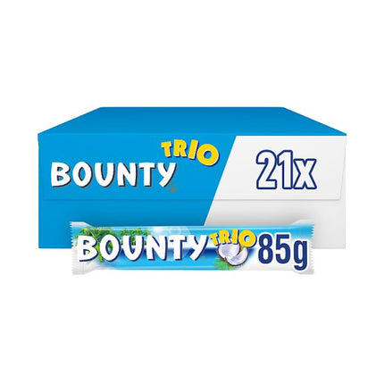 Bounty Chocolate Bar Trio 21 x 85g | Coconut & Milk Chocolate