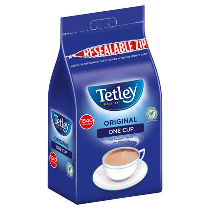 Tetley Original One Cup Tea Bags 1540 Pack 3.08kg | Bulk Catering Tea Bags