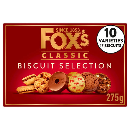 Fox's Biscuits Classic Biscuit Selection 275g | Assorted Biscuit Selection Box