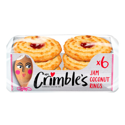 Mrs Crimble's 6 Gluten Free Jam Coconut Rings The Catering Mart