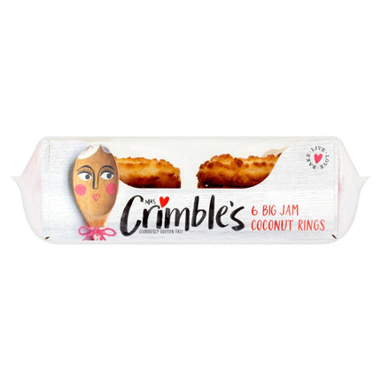 Mrs Crimble's 6 Gluten Free Jam Coconut Rings The Catering Mart
