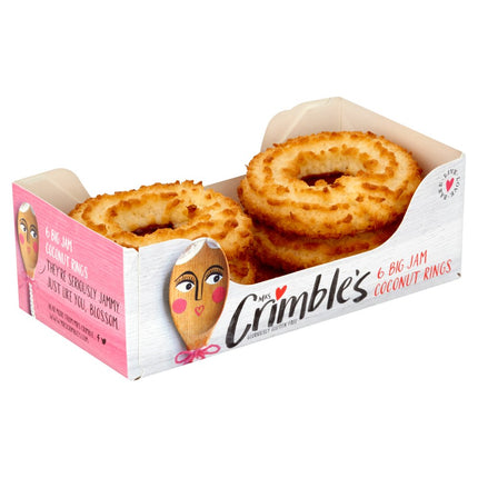 Mrs Crimble's 6 Gluten Free Jam Coconut Rings The Catering Mart
