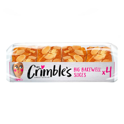 Mrs Crimble's 4 Gluten Free Bakewell Slices 200g The Catering Mart