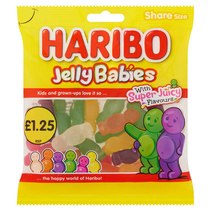 HARIBO Jelly Babies Sharing Bag PMP 12 x 140g | Bulk Price Marked Jelly Sweets