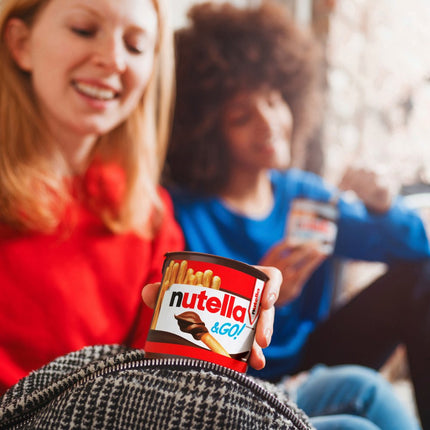 Nutella & Go! Hazelnut Chocolate Spread & Breadsticks 12 x 48g | Snack Pots Case