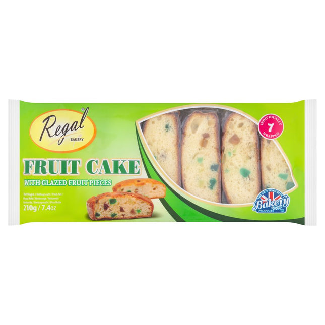 Regal Bakery Fruit Cake with Glazed Fruit Pieces 210g
