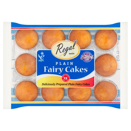 Regal Bakery 12 Plain Fairy Cakes 280g