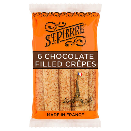 St Pierre 6 Chocolate Filled Crêpes 192g