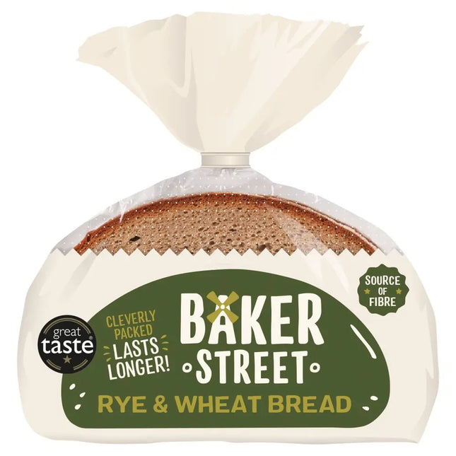 Baker Street Rye & Wheat Bread 500g The Catering Mart