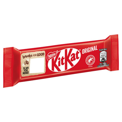 KitKat 2 Finger Milk Chocolate Biscuit Bar 72 x 20.7g | Bulk KitKat Chocolate Wafer Bars