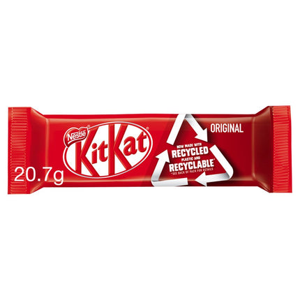 KitKat 2 Finger Milk Chocolate Biscuit Bar 72 x 20.7g | Bulk KitKat Chocolate Wafer Bars
