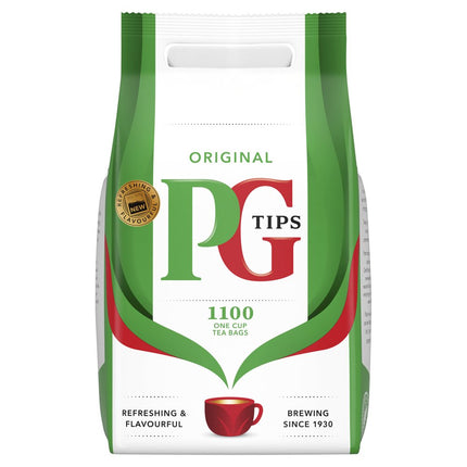 PG Tips Original One Cup Tea Bags 1100 Pack 2.2kg | Bulk Catering Tea Bags