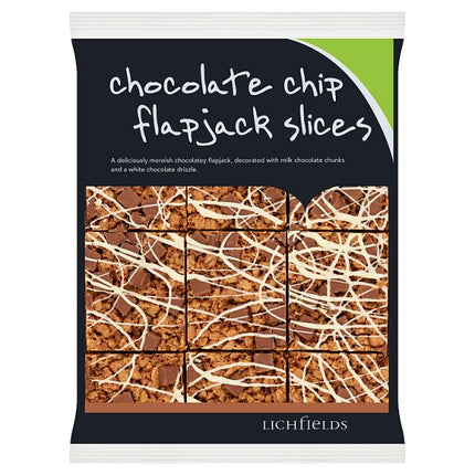 Lichfields Chocolate Chip Flapjack Slices 585g - 9 Slices