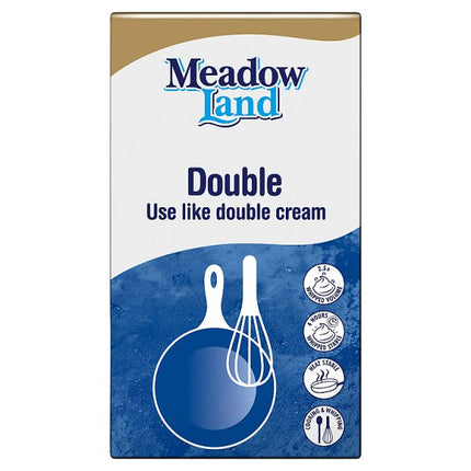 Meadowland Double cream alternative 1L carton for cooking catering and hospitality kitchen use