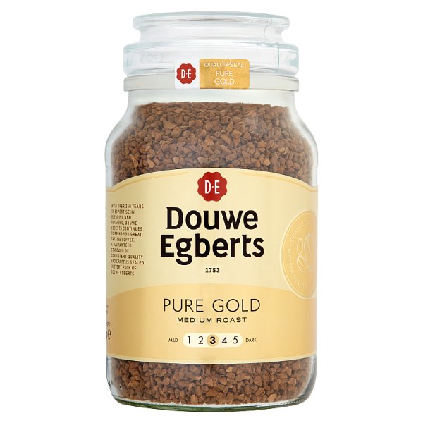 Douwe Egberts Pure Gold Instant Coffee 400g | Medium Roast Coffee