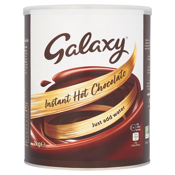 Galaxy Instant Hot Chocolate Powder 2kg Pack of 6 for Catering and Hospitality