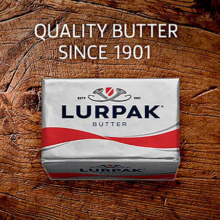 Lurpak Unsalted Butter 200g | Premium Unsalted Butter Block