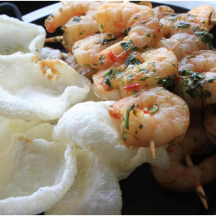 Uncooked Prawn Crackers 3 x 227g | Asian Shrimp Chips for Frying, Snacks & Restaurant Catering