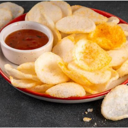 Uncooked Prawn Crackers 3 x 227g | Asian Shrimp Chips for Frying, Snacks & Restaurant Catering