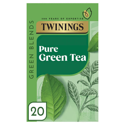 Twinings Pure Green Tea Bags 4 x 20 Tea Bags | Wholesale Green Tea