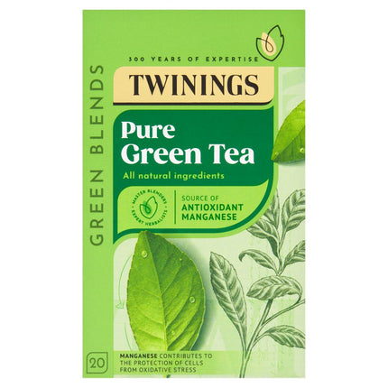 Twinings Pure Green Tea Bags 4 x 20 Tea Bags | Wholesale Green Tea