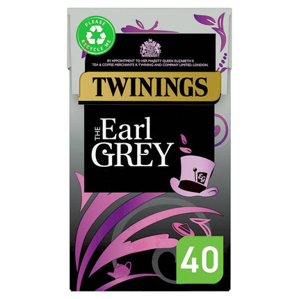 Twinings Earl Grey Tea Bags 4 x 40 Tea Bags | Wholesale Earl Grey Tea