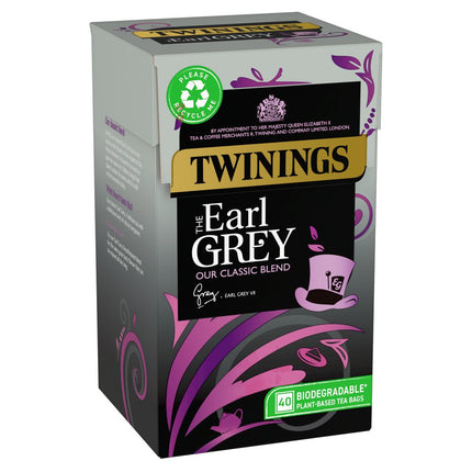 Twinings Earl Grey Tea Bags 4 x 40 Tea Bags | Wholesale Earl Grey Tea