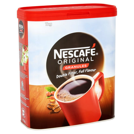 NESCAFÉ Original Instant Coffee 1kg Tin | Bulk Instant Coffee for Catering & Offices