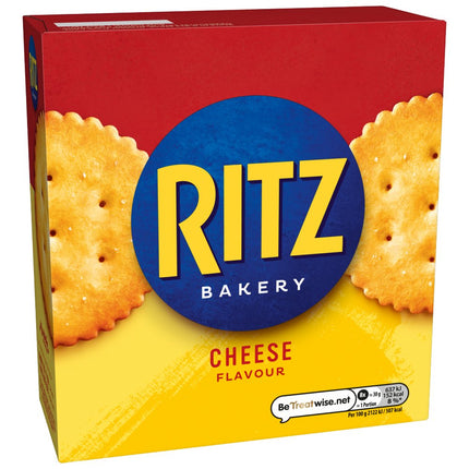Ritz Cheese Flavoured Crackers 8 x 140g | Bulk Cheese Cracker Snack Packs