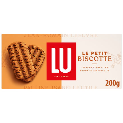 LU Le Petit Biscotte Cinnamon & Brown Sugar Biscuits 10 x 200g | Bulk Sweet Biscotte Biscuit Packs