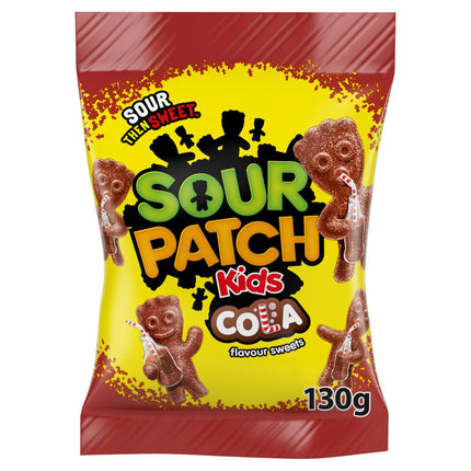 Sour Patch Kids Cola Sweets Bags 10 x 130g | Wholesale Sour Cola Sweets