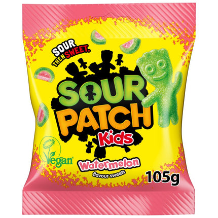 Sour Patch Kids Watermelon Candy 10 x 105g | Wholesale Vegan Sour Sweets